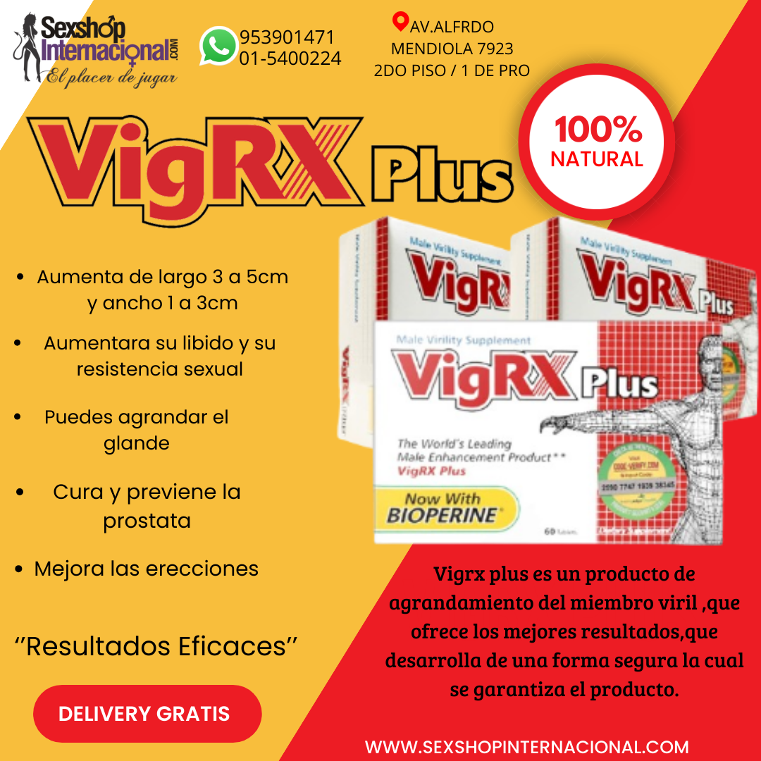 Resultados eficaces vigrx plus sex-shop los olivos